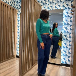 Jersey de punto cuello pico TEIDE