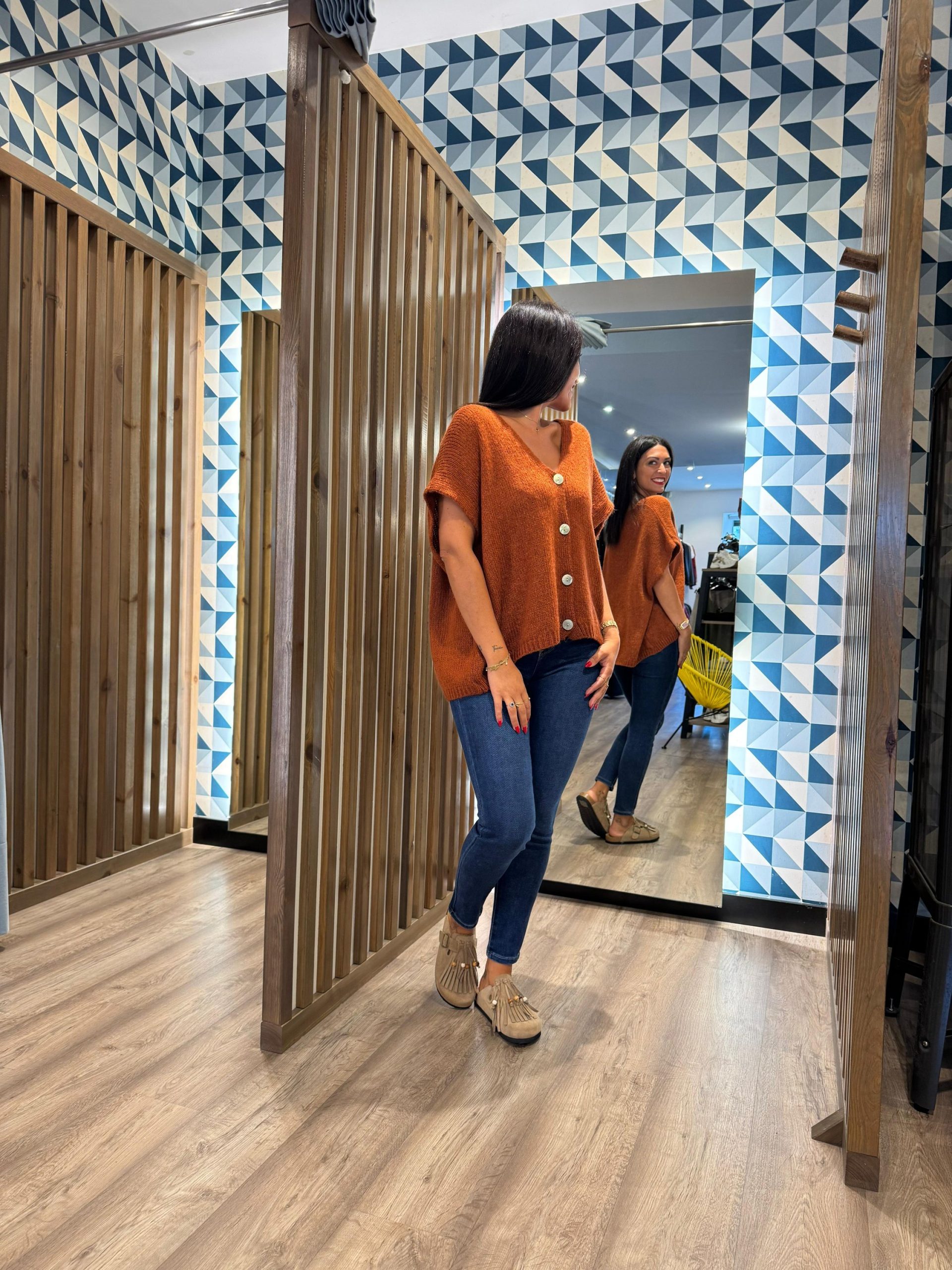 Chaleco de punto corte oversize MOGÁN