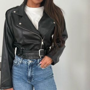 Chaqueta efecto piel LAYLAM