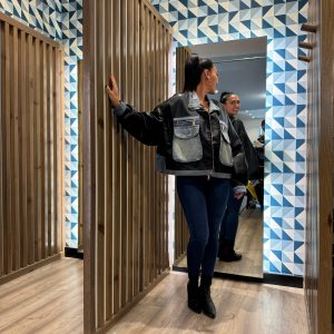 Chaqueta oversize efecto piel RINNA