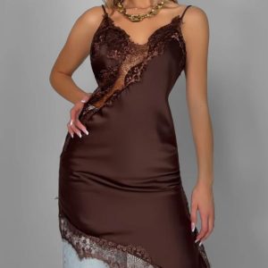 Vestido lencero ENCAJE