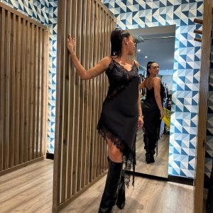 Vestido lencero ENCAJE