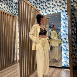 Pantalón cintura cruzada MAMEM