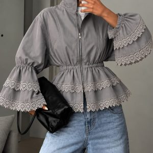 CHAQUETA ENCAJE